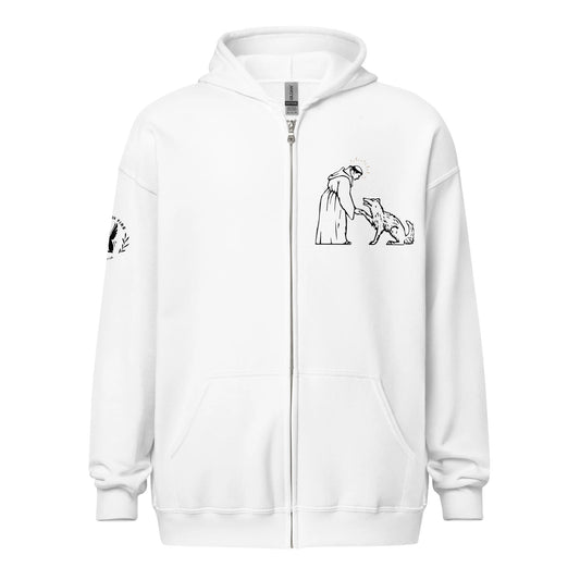 ST. FRANCIS & BROTHER WOLF HOODIE